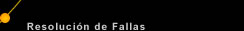 Resolución de Fallas